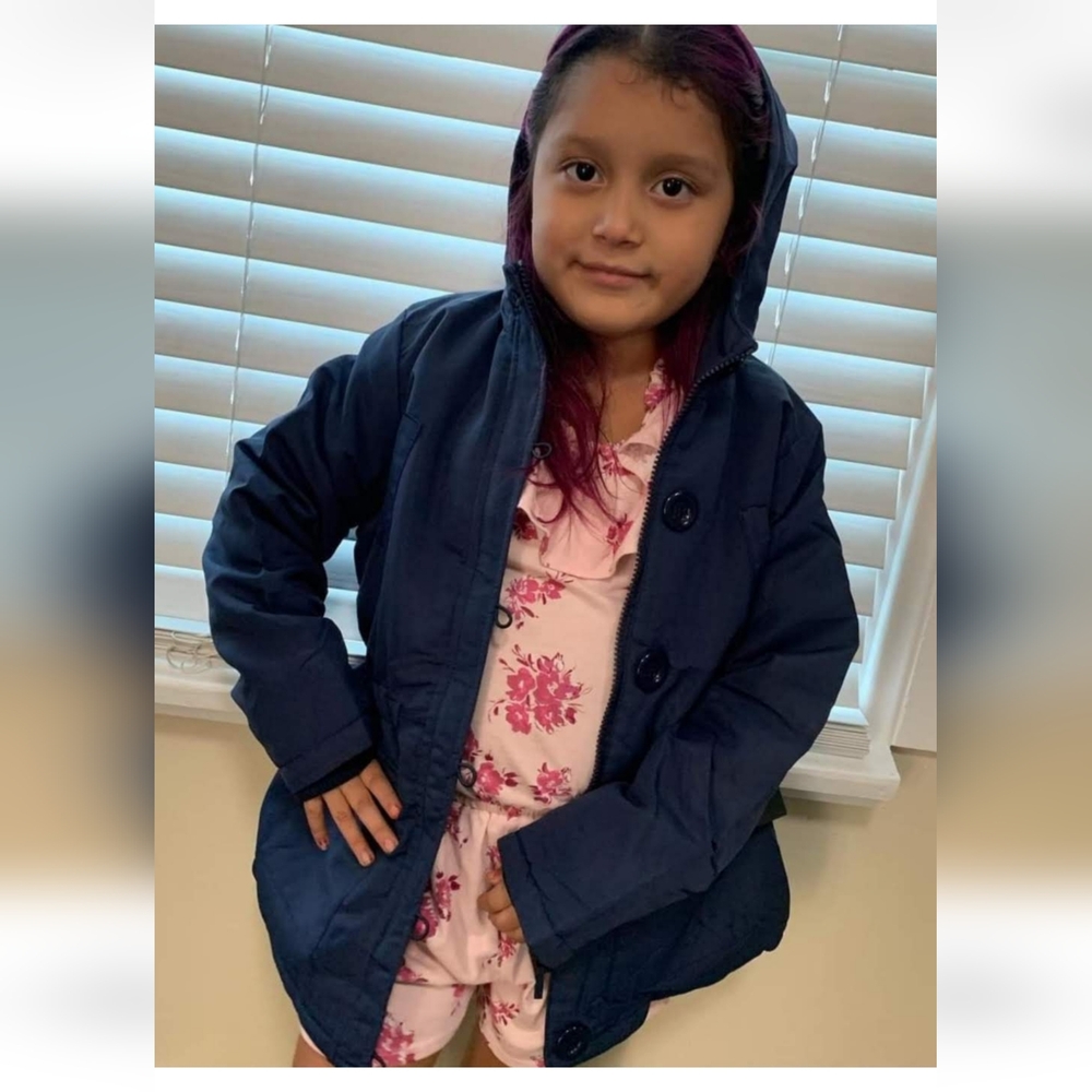 Navy Blue Kids Jacket 5-6 & 12-14 Pockets